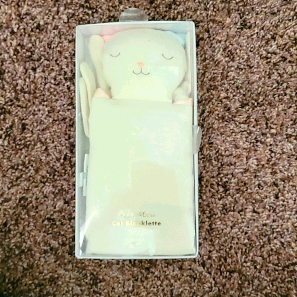 Meri meri cat blanklette doudou